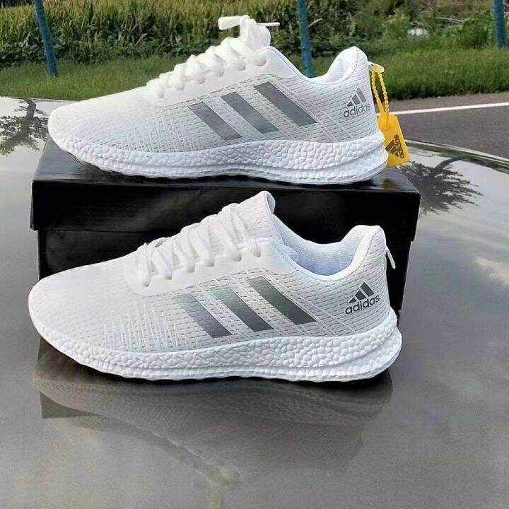 [llnj.ph]Sports fashion ADIdas ZOOM blackwhite rubber shoes canvass ...