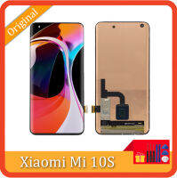 Amoled หน้าจอหน้าจอ LCD สำหรับ Xiaomi Mi 10วินาทีพร้อมกระจกกันรอยดิจิตอลทัชสำหรับ XIAOMi 10 S LCD Mi10 S จอแสดงผล M2102J2SC