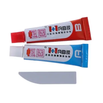 2PCS Epoxy Resin AB Glue All Purpose Adhesive Super Glue For Glass Metal  Ceramic