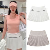 original Korean 2022 NEW Golf clothing pleated skirt white tennis fashion leisure too short skirt golf clearance Titleist style