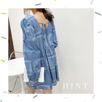 ? HINT ? jeans dress เดรสลายยีนส์