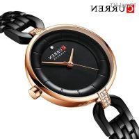 นาฬิกาผู้ชาย CURREN/ms card Ryan 9052 fashion diamond watch waterproof quartz with business woman