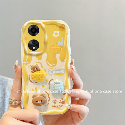Phone Case เคส OPPOA58 4G OPPO A58 A78 4G NFC ตุ๊กตา3D สีมาการองน่ารักเคสซิลิโคนนิ่ม2023สำหรับฤดูร้อน