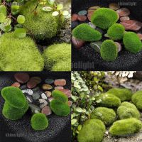 『SH』 Marimo Moss Balls Artificial Grass Stones Turf Mini Fairy Garden Micro Terrarium ※HOT