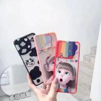 OppoA16 เคสสไลค์ปิดกล้องลายการ์ตูน A15 A31 A3s A5s A53 A54 A74 A93 Reno5 Reno4 Reno6 Reno6z Reamle5/5i A52020 REALMEC3 A12 A7