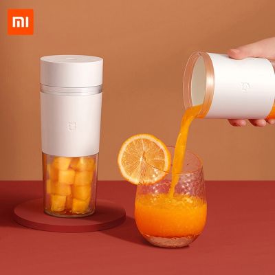 Xiaomi Mijia แบบพกพาคั้นน้ำผลไม้ USB มินิไฟฟ้าสแตนเลสคั้นน้ำผลไม้เครื่องปั่นคั้นน้ำผลไม้