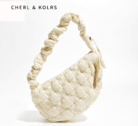 CHERL &amp; KOLRSกระเป๋า  soft bag women casual lightweight กระเป๋าโฮโบ กระเป๋าทรงก้อนเมฆ แนวเกาหลี ที่ห้อยกระเป๋า แถมฟรี