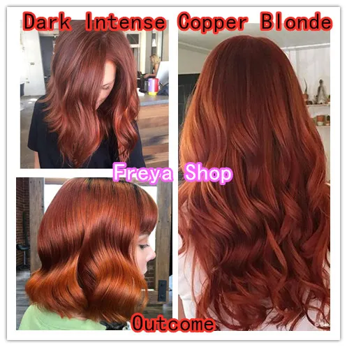 Dark Intense Copper Blonde Hair Color with Oxidant ( 6/44 Bob Keratin  Permanent Hair Dye ) | Lazada PH