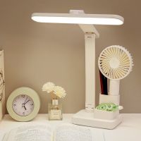 High-end desk lamp eye protection study lamp LED rechargeable plug-in college student dormitory artifact childrens vision protection reading lamp