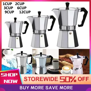 100% premium Bialetti Brikka Moka Pot- All Sizes