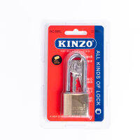 Kinzo แม่กุญแจ No.888L รุ่นพิเศษ มียางกันน้ำ พร้อมลูกกุญแจ 3 ดอก มีรุ่น 25 มม. และ 32มม.