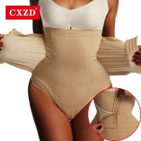 CXZD Tummy ควบคุมกางเกงสำหรับสตรี Shapewear Butt Lifter Thong เทรนเนอร์เอวสูงรัดตัว Slimming Body Shapers ชุดชั้นใน