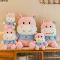 คู่การ์ตูน Hippos ยัดไส้หมอนของขวัญวันเกิดสำหรับแฟนสัตว์น่ารักตุ๊กตาตุ๊กตา35เซนติเมตรฮิปโปนุ่มยัดไส้สัตว์ของเล่น