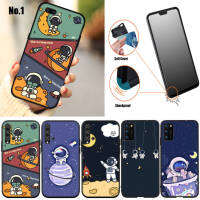 98GNN Space Astronaut อ่อนนุ่ม High Quality ซิลิโคน TPU Phone เคสโทรศัพท์ ปก หรับ Huawei P10 P20 P30 Pro Lite Y5P Y6 Y6P Y7A Y8P Y9A Y8S Y9S Y7 Y9 Prime