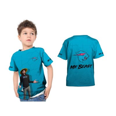 Mr Beast Youtuber Childrens T-Shirt With Various Colors Fullprint
