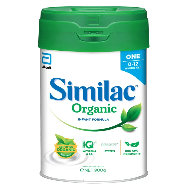Similac Organic Infant Milk Formula - Stage 1 (0 - 12 Months) - 900G