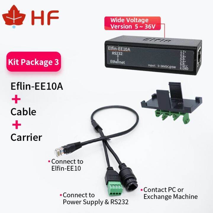 yf-elfin-ee10a-wide-voltage-5-36v-serial-port-rs232-to-ethernet-device-tcp-ip-telnet-modbus-tcp-protocol