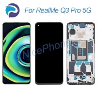 สำหรับ Realme Q3 Pro 5G หน้าจอ LCD + แสดงการกำหนดตำแหน่งการสัมผัส2400*1080 RMX2205 Q3 Pro 5G Display หน้าจอ LCD