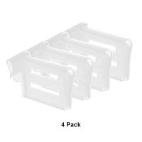 8PCS Refrigerator Storage Partition Board Retractable Plastic Divider Storage Splint For Kitchen DIY Bottle Can Shelf Organizer