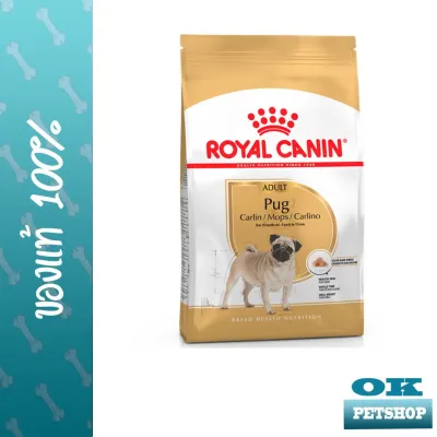 Royal canin Pug adult 1.5 Kg อาหารสุนัขโต พันธุ์ปั๊ก