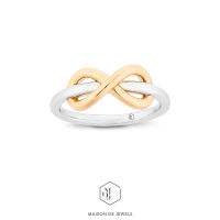 Maison de Jewels - Infinite Ring แหวนเงิน โรสโกลด์