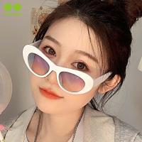 ZHUANSUN Ulzzang เด็กชายหญิง แฟชั่น การ UV400 เฉดสีเล็กๆ พิมพ์ลายเสือดาว แว่นตากันแดดรูปไข่ แว่นตากันแดด แว่นตา แว่นตากันแดด CAT EYE