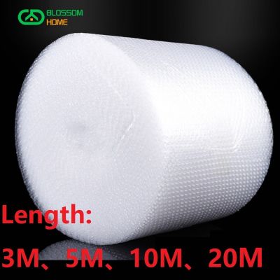 Length 3M 5M 10M 20M Thickened Bubble Paper Bubble Film Pad Roll Wrapping Paper Shock-Proof Bag Packaging Express Foam Gift Wrapping  Bags