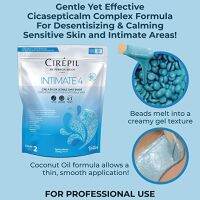 Cirepil Wax Intimate 4 for Bikini .ฮาร์ดแว๊กเนื้อครีมสีฟ้เทอคอย กำจัดขนในส่วนจุดซ่อนเล้น เส้นขนหยาบแต่ผิวบอบบาง มีอย