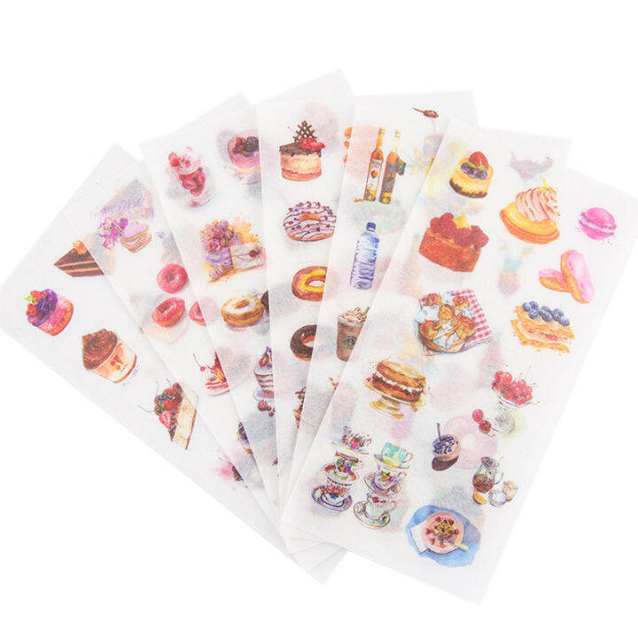 15packslot-dessert-cake-paper-stickerdoughnut-scrapbooking-decoration-labeldiy-diary-album-notes-girls-school-office-student