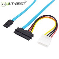 Ult-Sff-8482ที่ดีที่สุด29pin Sas ขนาดเล็ก Sas ไปยัง7pin Sata กับ Lp4 Molex Ide 4พินสายแปลงสัญญาณฮาร์ดดิสก์70ซม.