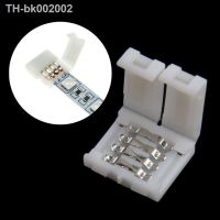 ♙ Solderless Clip-on Coupler Connector 4 Pin 10mm For 5050 RGB LED Strip Light Wire Connector