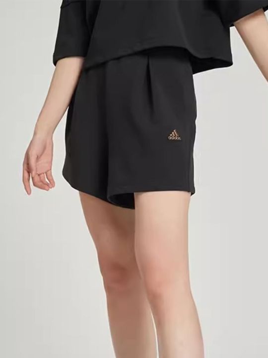 adidas-official-website-training-shorts-womens-23-summer-breathable-slim-outer-casual-running-sports-pants-gm5523