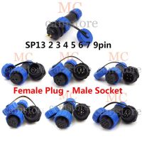 SP13 IP68 2-9 pin waterproof connector panel Mount aviation Female Plug Male Socket Industrial Auto Connectors Electrical Connectors