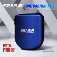 SEASIR Baitcasting กระเป๋ารอกตกปลา EVA,กระเป๋ารอกตกปลากระเป๋าใส่รอกเบทคาสติ้งพร้อมกล่องใส่อุปกรณ์สำหรับตกปลาซ้าย/ขวา