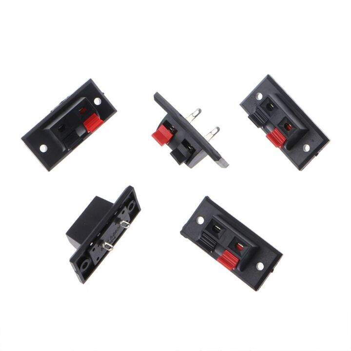 SHCER Electronic 5Pcs/bag Terminals Panel Push-in Jack Spring 2 ...