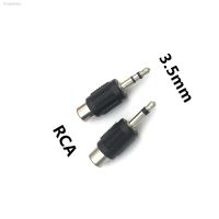 ✘  1pcs RCA Jack Connector to Jack 3.5 MM mono/stereo Plug Adapter Nickle plated Quality plastic Audio RCA Plug