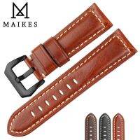 ▶★◀ Suitable for Panerai genuine leather watch strap mens thick brown calfskin strap accessories 22mm 24mm 26mm