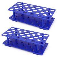 【YF】☑❁  2X Laboratory Plastic 28 Hole 17mm Dia 15ML Centrifugal Test Tube Rack Holder