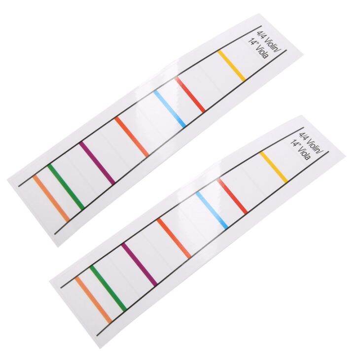 4 4 Violin Fretboard Sticker Fingerboard Marker Fiddle Learn Note Chart