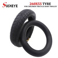 260x55 Inner Outer Tyre fits Children Tricycle Baby Trolley Folding Baby Cart Electric Scooter Childrens Bicycle 260x55