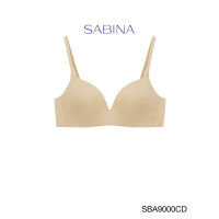 SABINA BRALESS เสื้อชั้นใน รุ่น DOOMM DOOMM (ไร้โครง) รหัส SBA9000CD สีเนื้อเข้ม ag