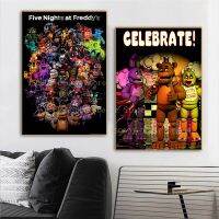 FNAF-Ultimate Group Game Poster HD Game Character Canvas Painting Picture for Wall Art Living Room Decor Home Decor Mural Wall Décor