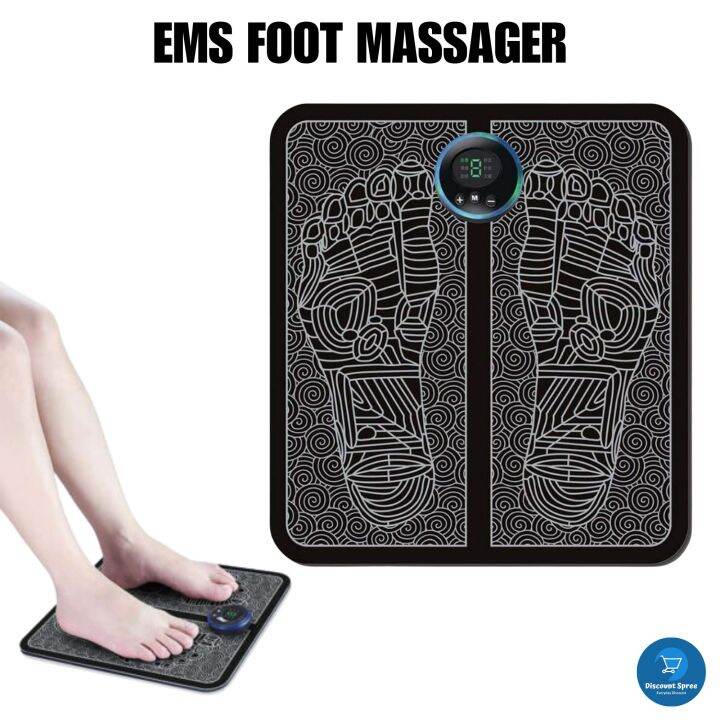 Foot Massager Pad Pes Muscle Electric EMS Health Relax Physiotherapy