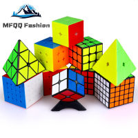 MFQQ Qiyi ลูกบาศก์เวทย์มนต์มืออาชีพแม่เหล็ก2X2 3X3 4X4 5x 5เกมส์ประลองความเร็วเพื่อการเรียนรู้คิวโบมาจิ