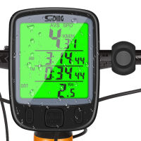 กันน้ำดิจิตอลจอแอลซีดีรอบจักรยานจักรยานคอมพิวเตอร์วัดระยะทาง S Peedometer ขี่จักรยานกลางแจ้งขี่จักรยานอุปกรณ์จักรยาน