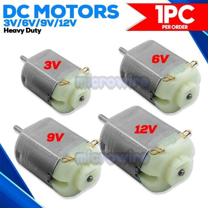 Dc motor motors 3v 6v 9v 12v | Lazada PH