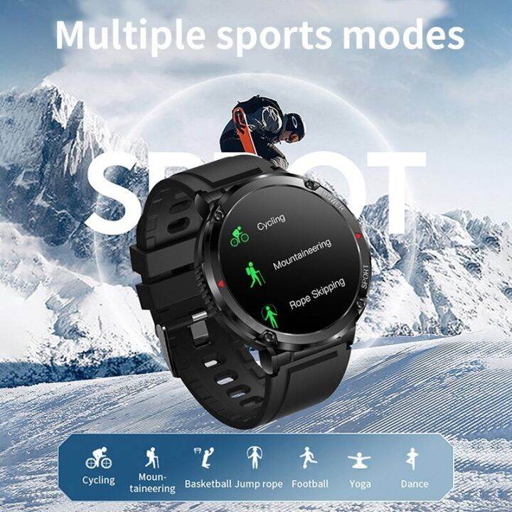 LIGE Smart Watch For Men 1.6 Inch Full Touch Bracelet Fitness