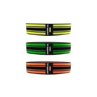 Without Logo 3pcs Set Fabric Cotton Mini Band Hip Circle Resistance Band Booty Band Exercise Bands