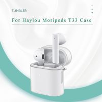 สำหรับ Haylou-Moripods T33 กันกระแทกหูฟังไร้สายฝุ่นแขนทนต่อแรงกระแทกที่อยู่อาศัย Anti-ฝุ่นฝาครอบล้างทำความสะอาดได้-GSDDA