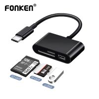 Fonken 3 In 1 Usb C เครื่องอ่านการ์ดพิมพ์เป็น Sd Micro